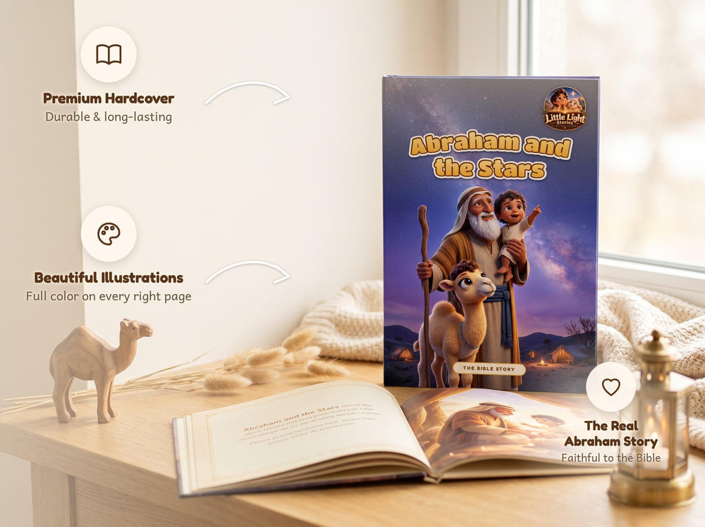 Abraham and the Stars – Little Light Stories hardcover book