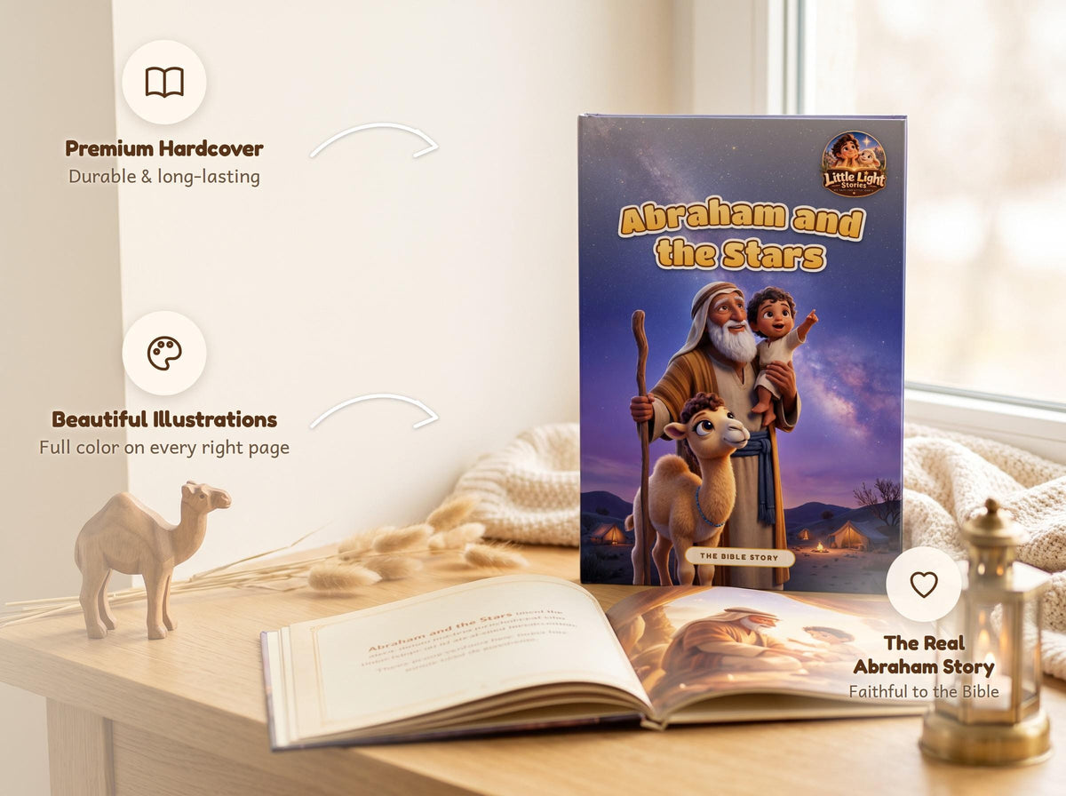 Abraham and the Stars – Little Light Stories hardcover book