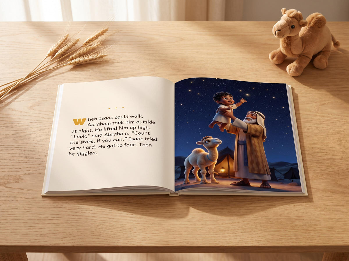 Abraham and the Stars – Little Light Stories hardcover book