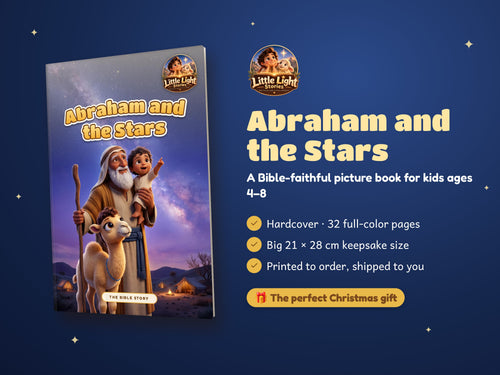 Abraham and the Stars – Little Light Stories hardcover book