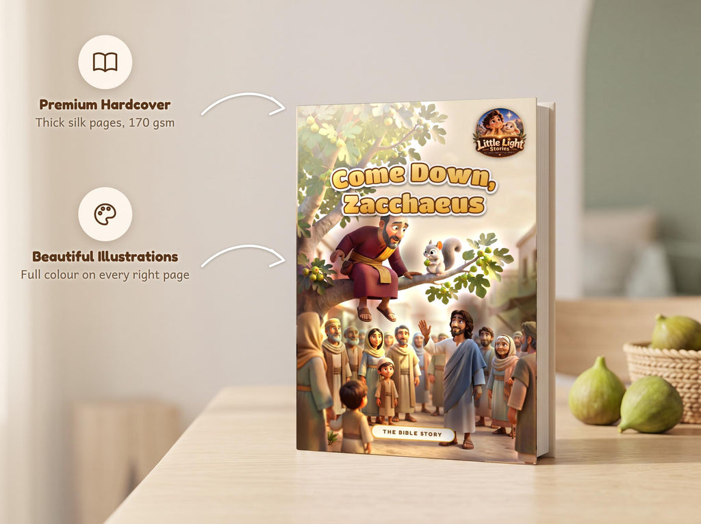 Come Down Zacchaeus – Little Light Stories hardcover book