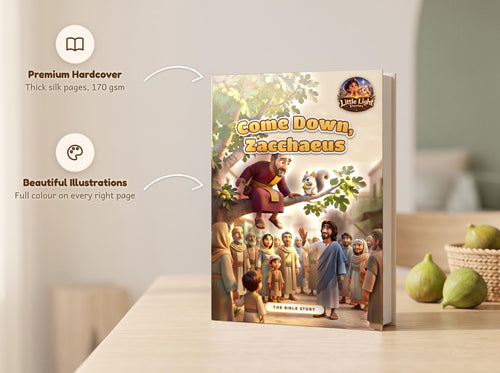 Come Down Zacchaeus – Little Light Stories hardcover book