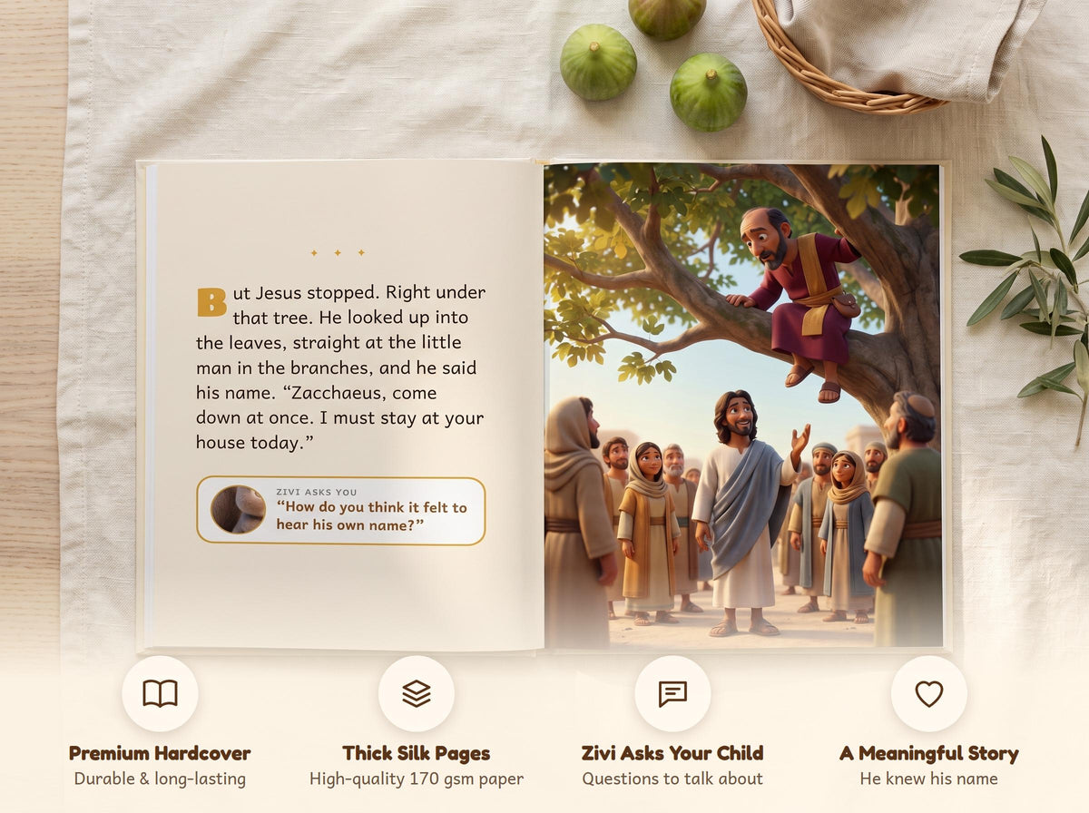 Come Down Zacchaeus – Little Light Stories hardcover book