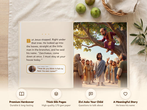 Come Down Zacchaeus – Little Light Stories hardcover book