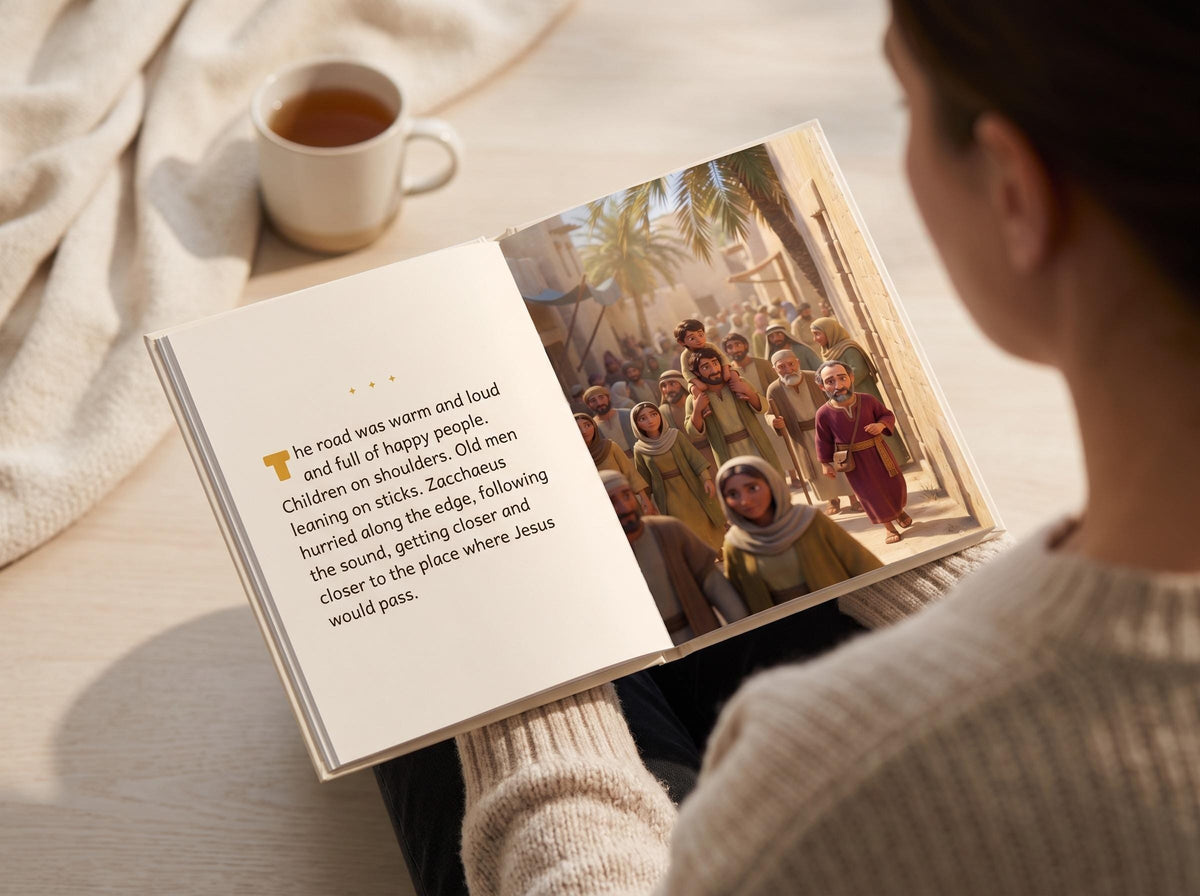 Come Down Zacchaeus – Little Light Stories hardcover book