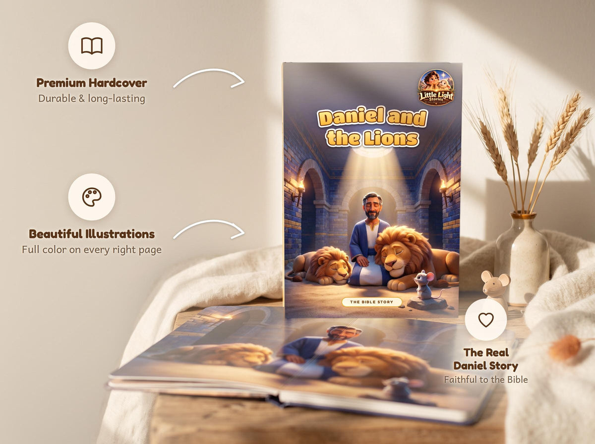 Daniel and the Lions – Little Light Stories hardcover book