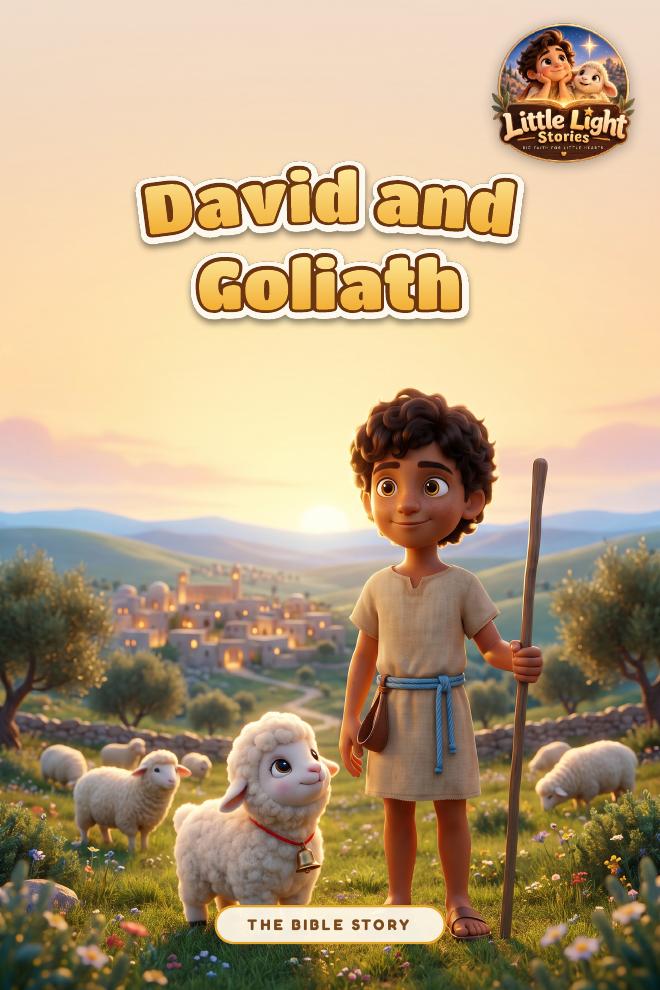 David and Goliath – Little Light Stories digital picture book cover