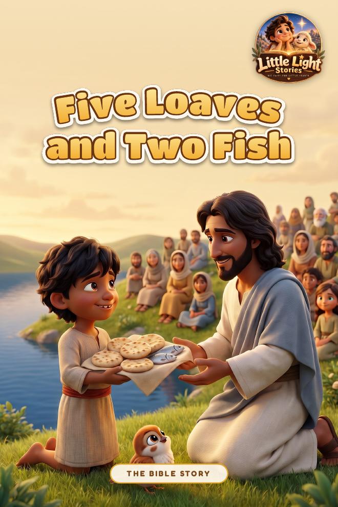 Five Loaves and Two Fish – Little Light Stories digital picture book cover
