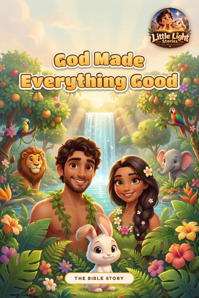 God Made Everything Good – Little Light Stories digital picture book cover
