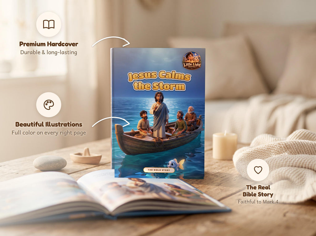 Jesus Calms the Storm – Little Light Stories hardcover book