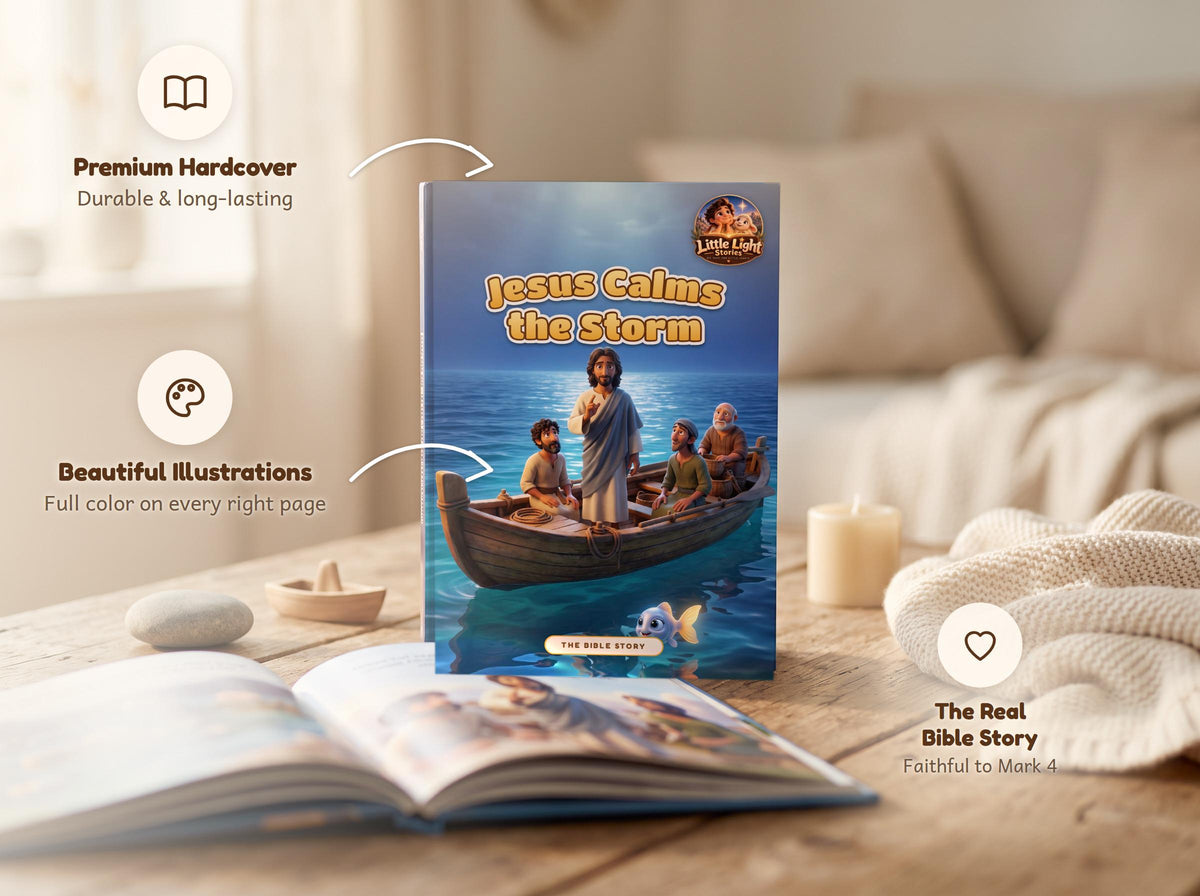 Jesus Calms the Storm – Little Light Stories hardcover book