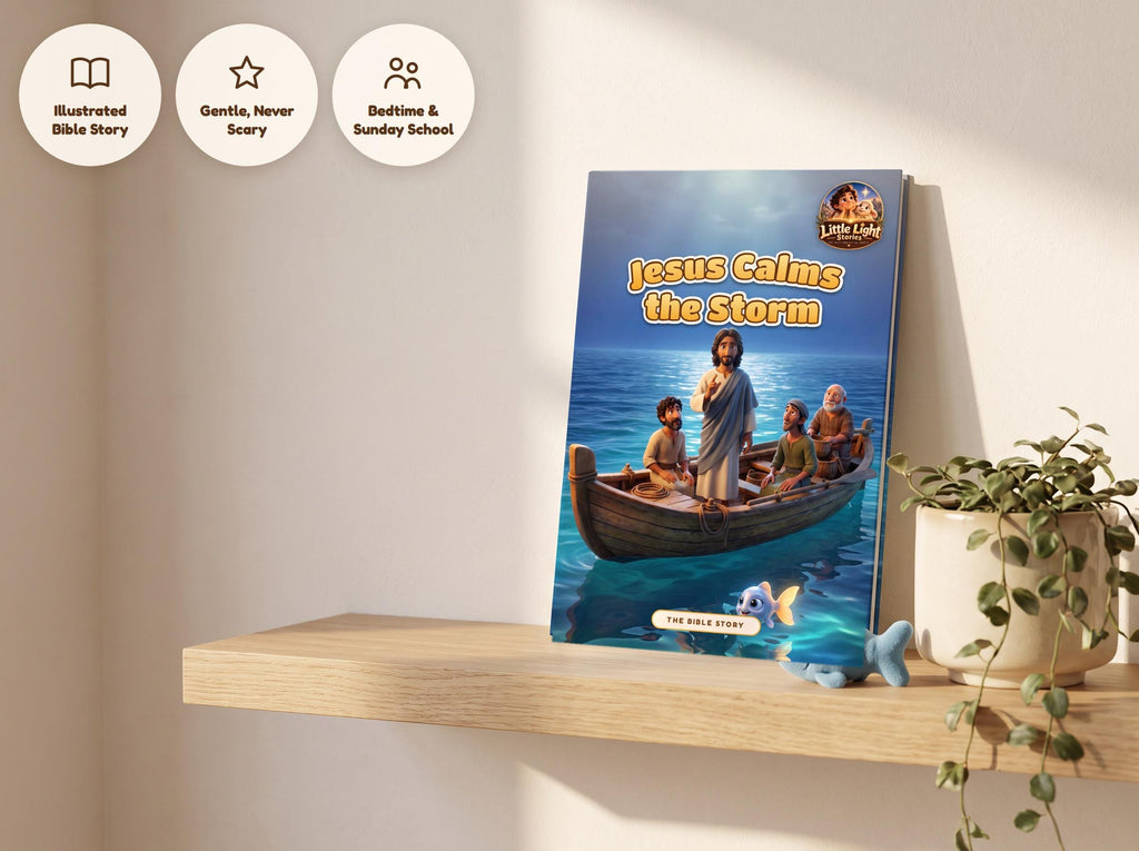 Jesus Calms the Storm – Little Light Stories hardcover book
