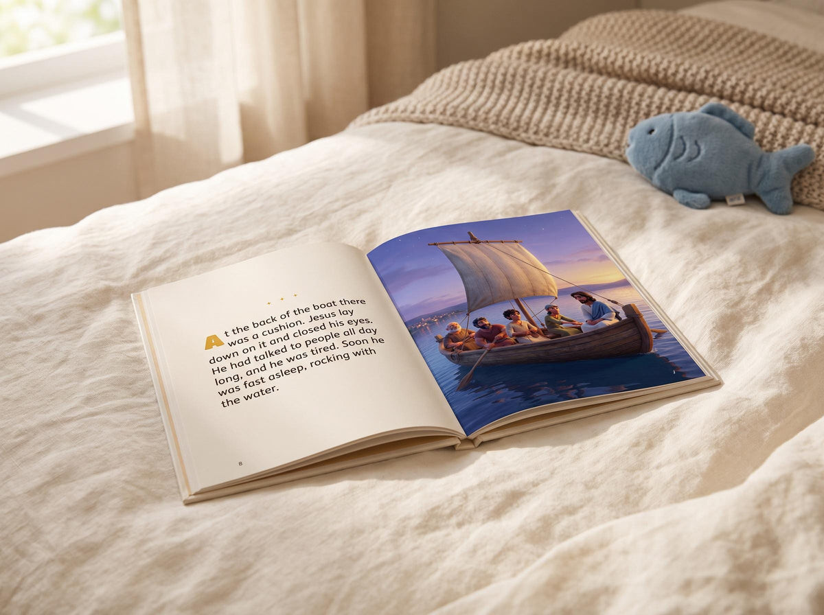 Jesus Calms the Storm – Little Light Stories hardcover book