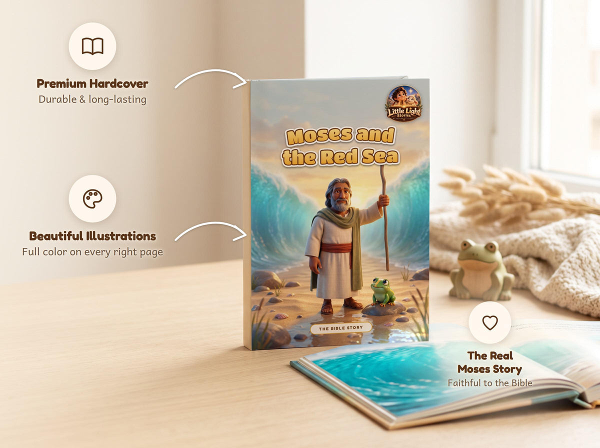 Moses and the Red Sea – Little Light Stories hardcover book