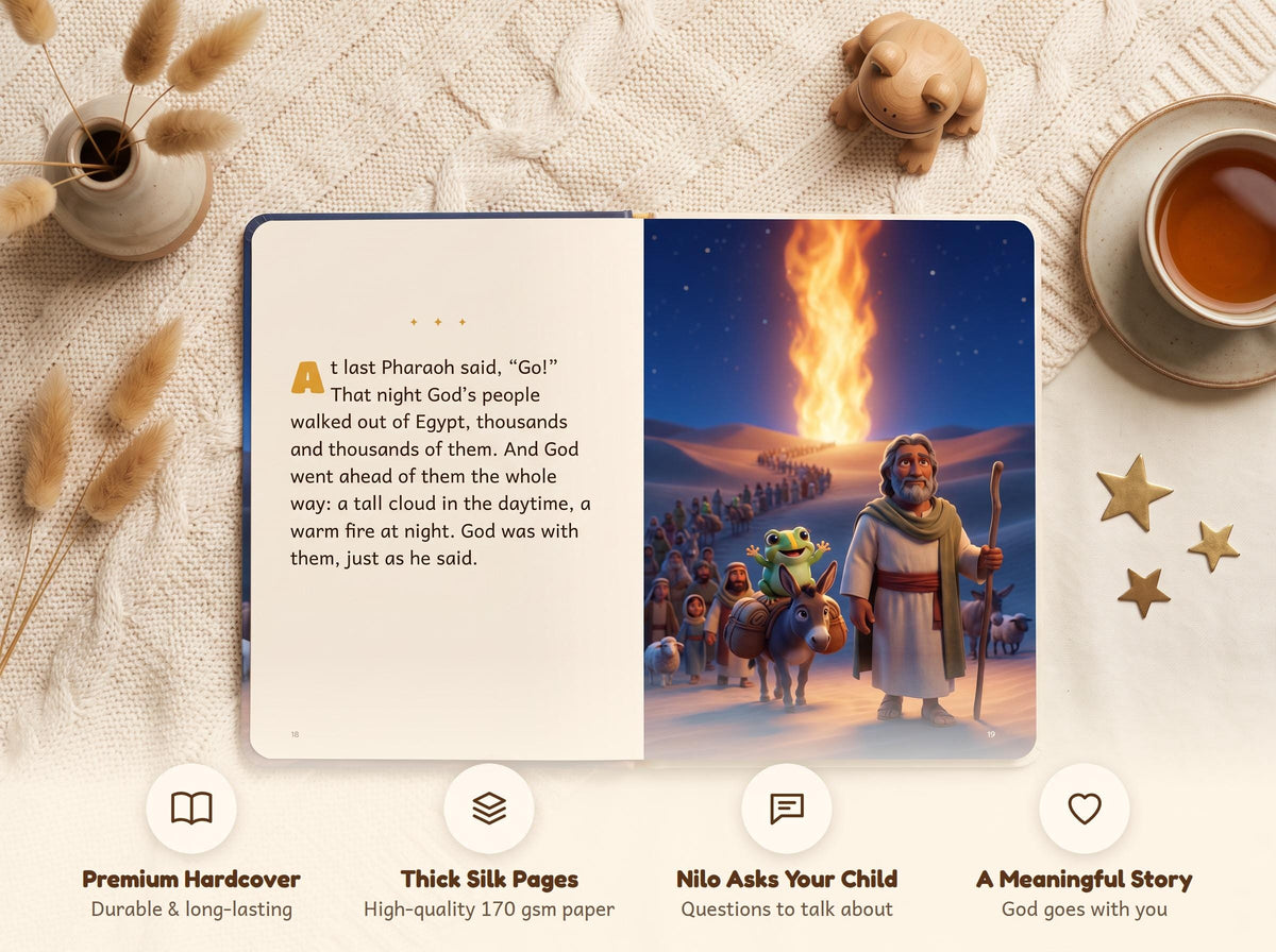 Moses and the Red Sea – Little Light Stories hardcover book