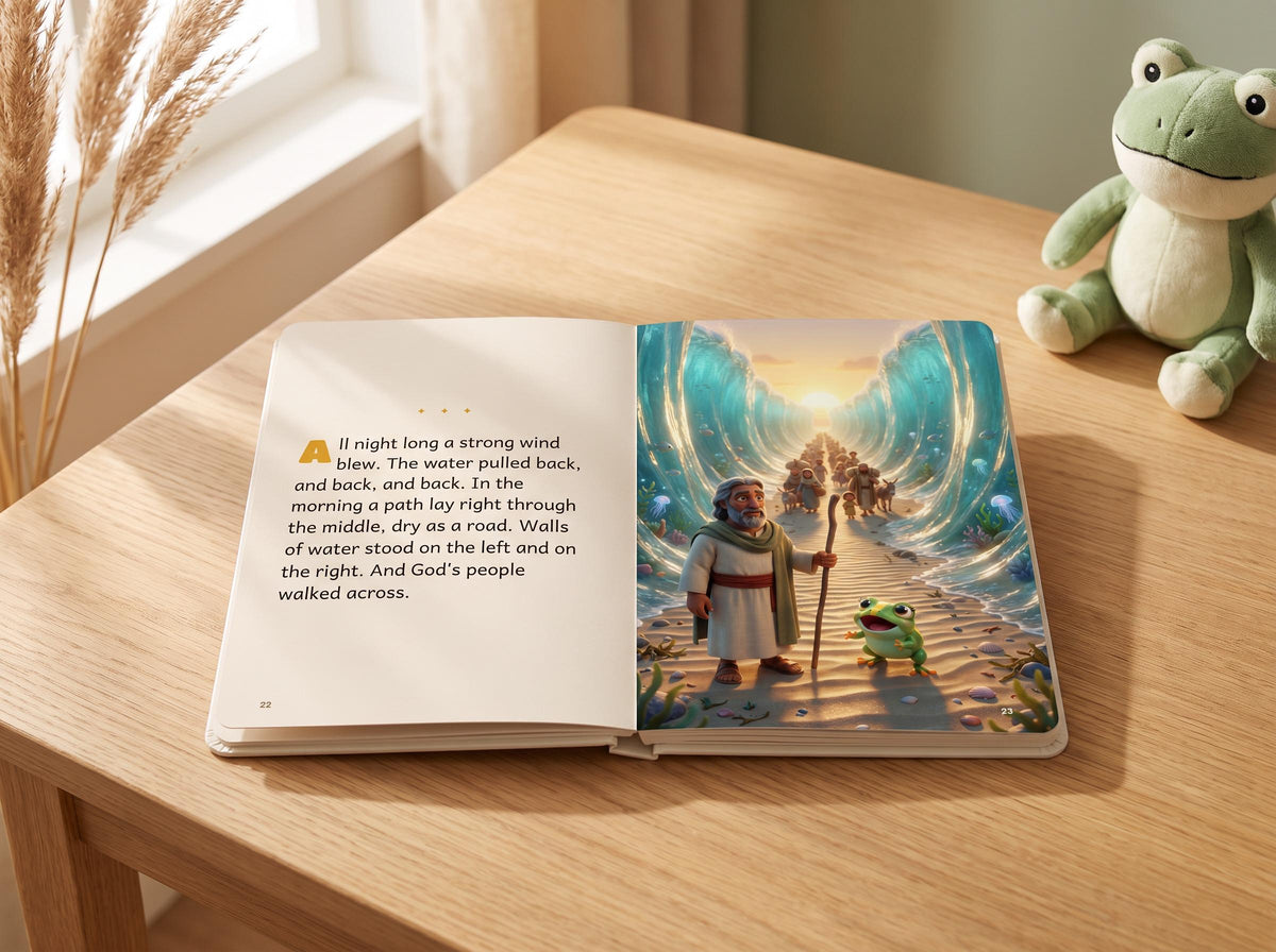 Moses and the Red Sea – Little Light Stories hardcover book