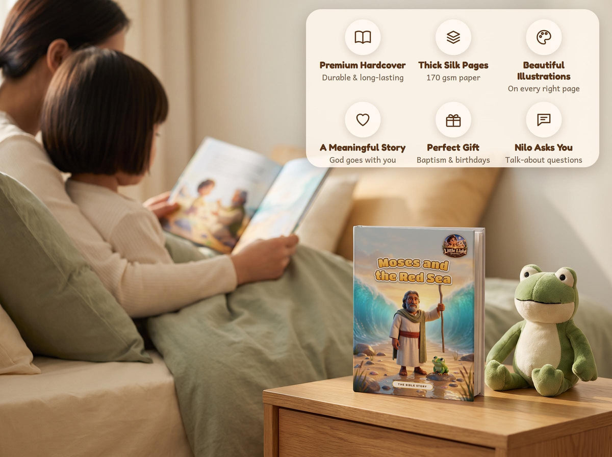 Moses and the Red Sea – Little Light Stories hardcover book
