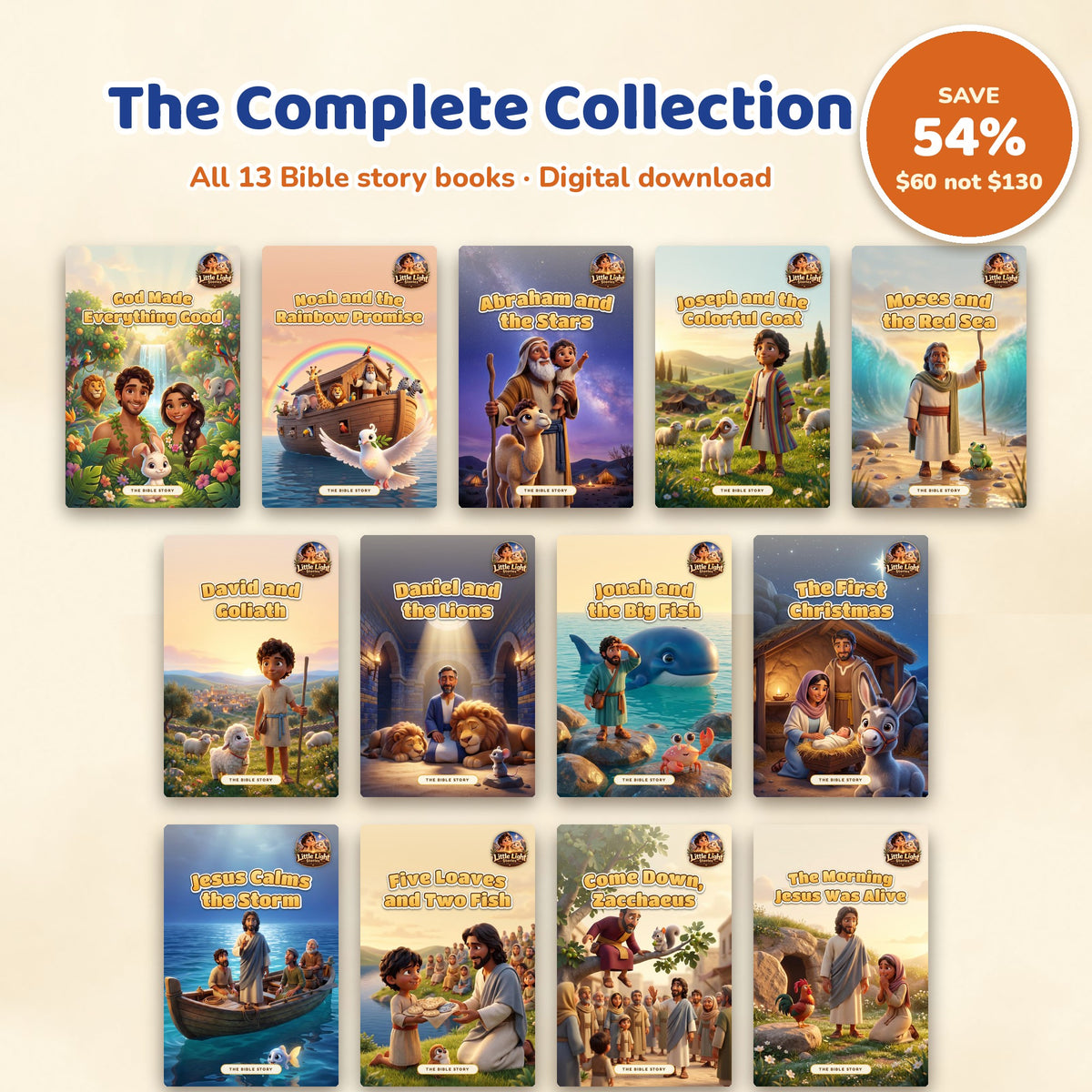 The Complete Collection – all 13 Little Light Stories digital books, save 54%