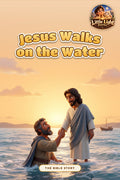 Jesus Walks on the Water - cover of the digital picture book